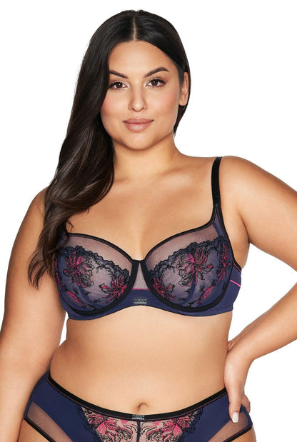 Reggiseno coppe morbide con ferretto - Navy Blue - Lullaby Lingerie