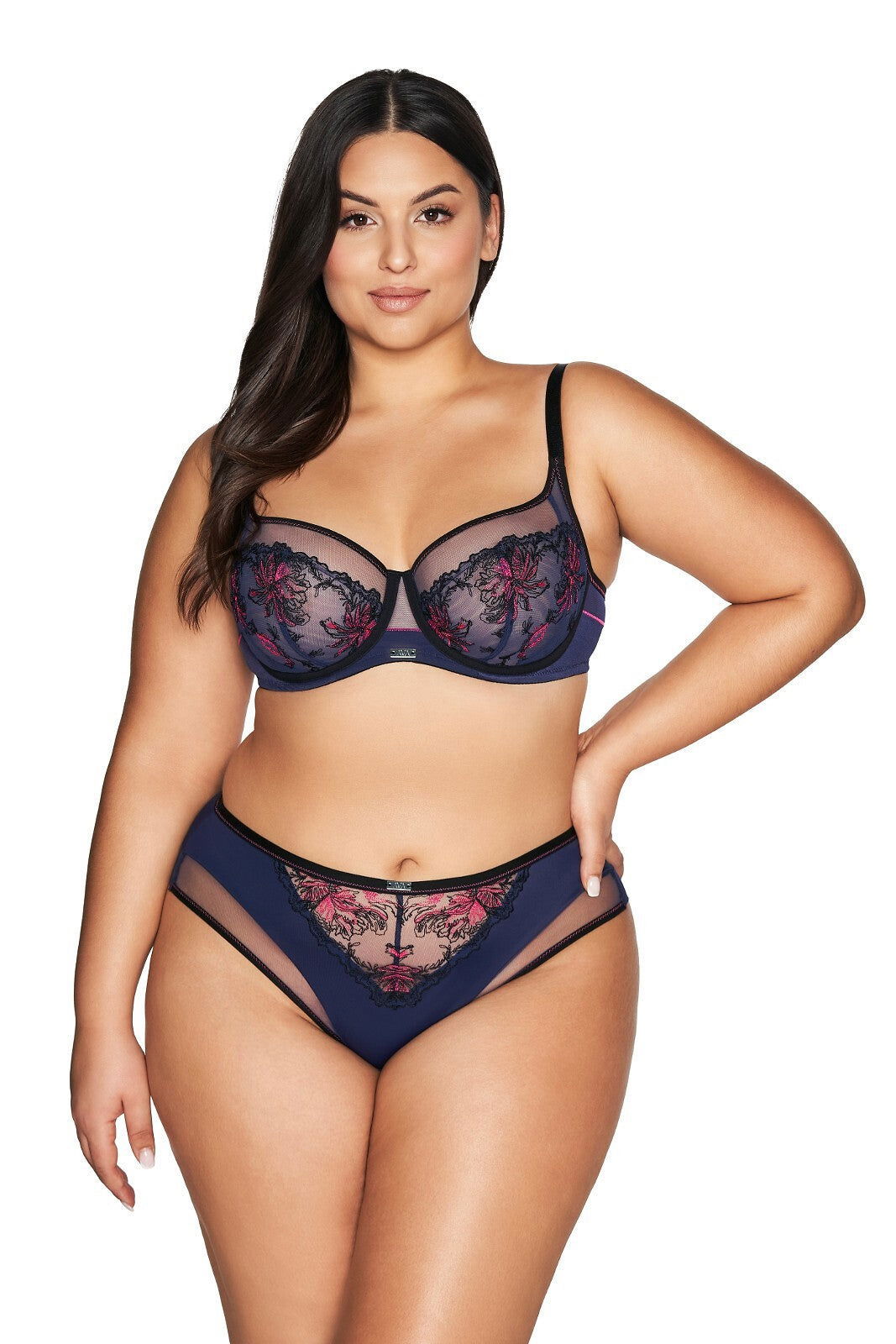 Reggiseno coppe morbide con ferretto - Navy Blue - Lullaby Lingerie