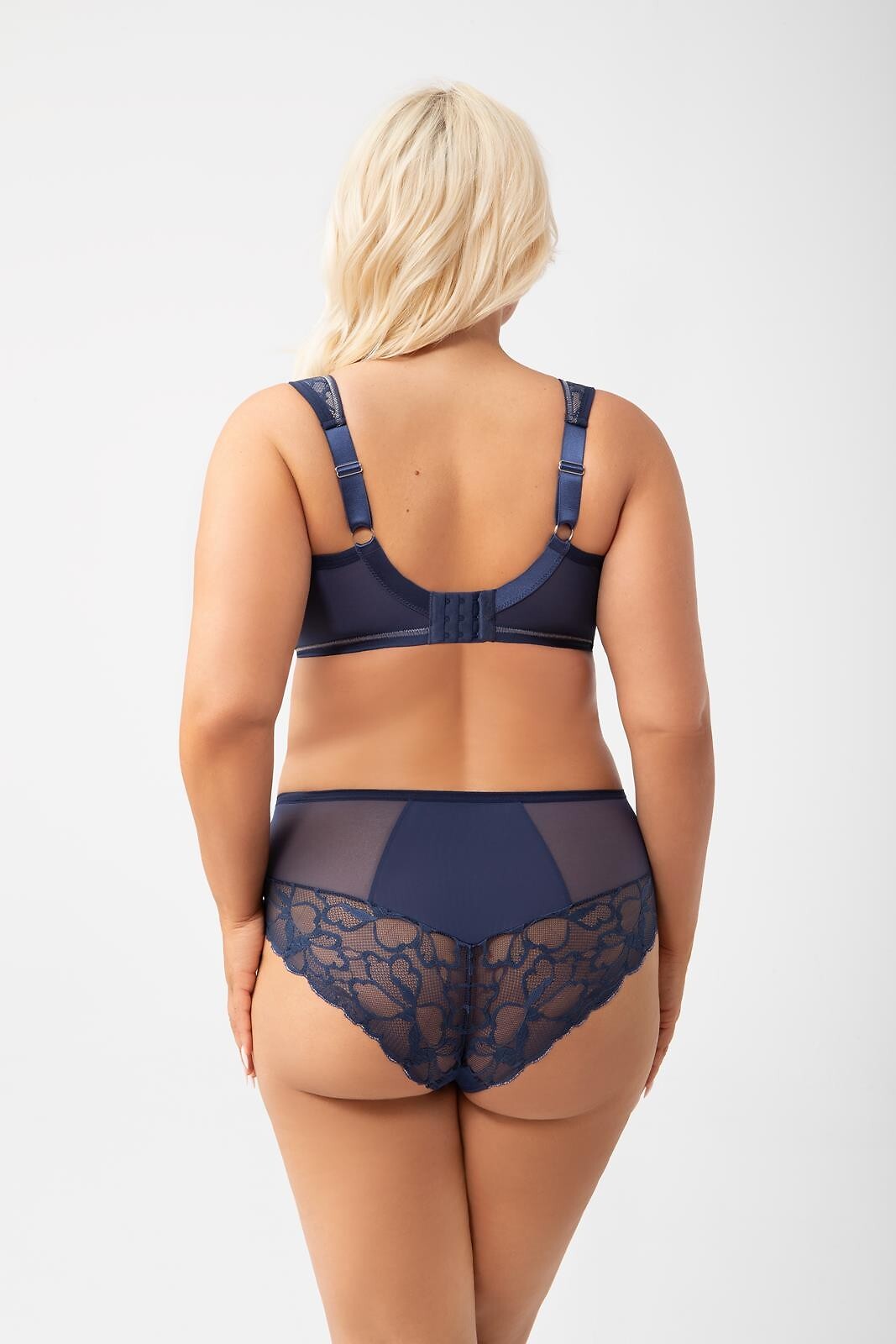Reggiseno coppe non imbottite - Saanvi - Blu - Lullaby Lingerie