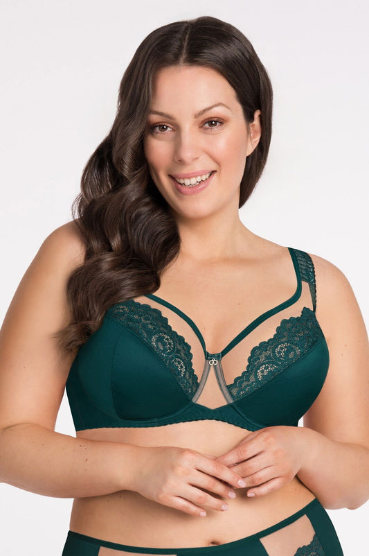 Reggiseno morbido con ferretto - Luisse - Verde Bottiglia - Lullaby Lingerie