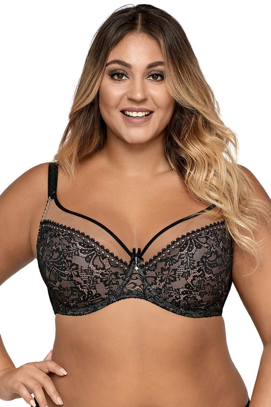 Reggiseno non imbottito con ferretto - LILY - Nero - Lullaby Lingerie