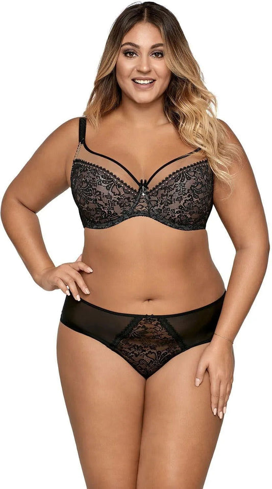 Reggiseno non imbottito con ferretto - LILY - Nero - Lullaby Lingerie