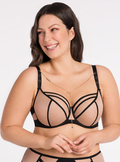 Reggiseno non imbottito con ferretto - Tesora - coppe differenziate - Lullaby Lingerie