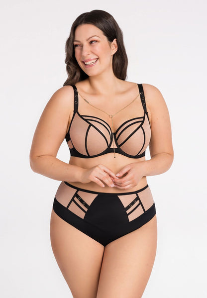 Reggiseno non imbottito con ferretto - Tesora - coppe differenziate - Lullaby Lingerie