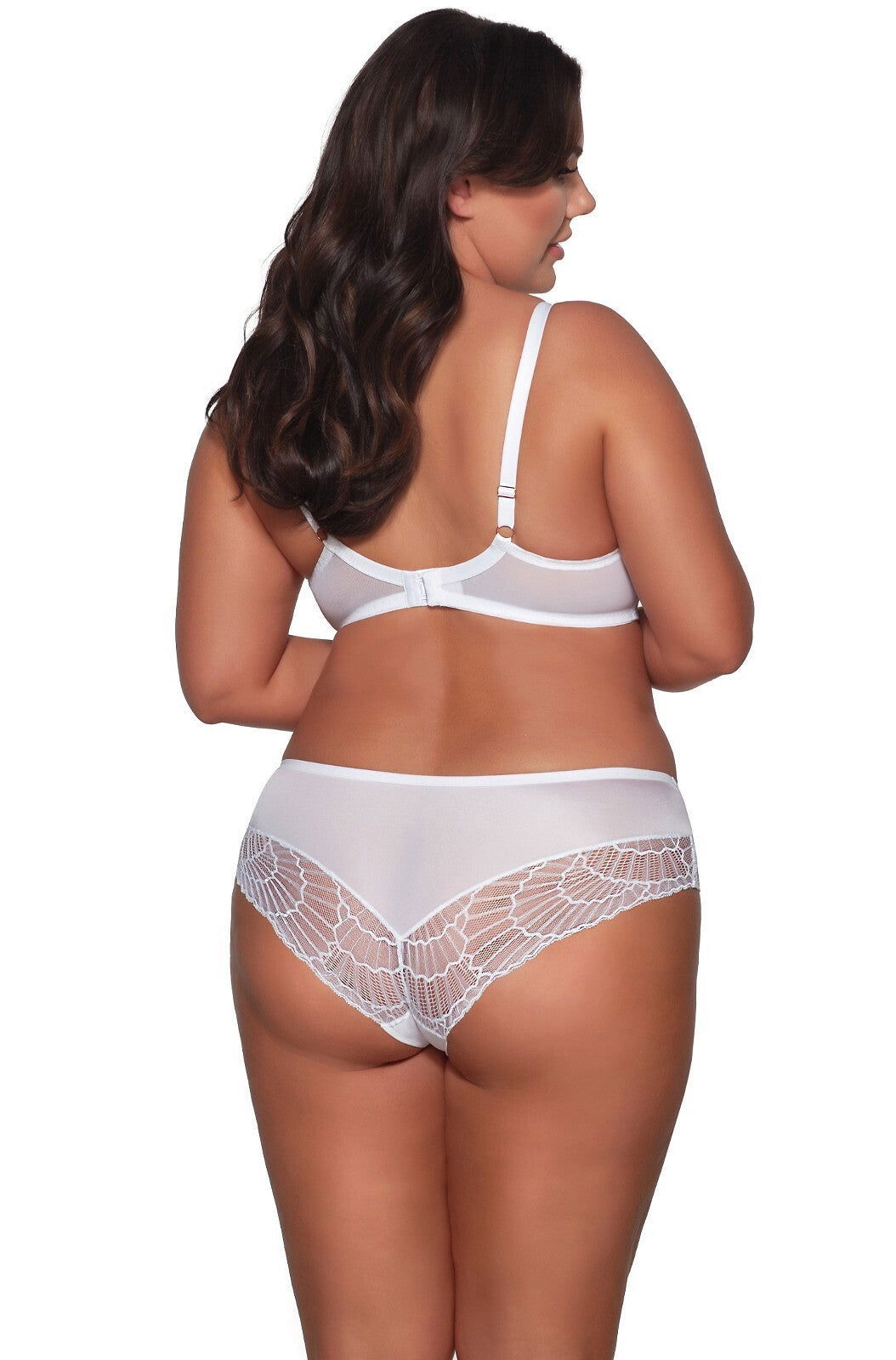 Reggiseno non imbottito in pizzo - CAROLINE - Bianco - 2109 - Lullaby Lingerie