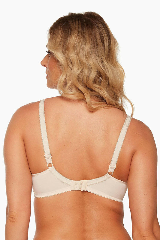 Reggiseno non imbottito in pizzo con ferretto - VENERE - Beige - Lullaby Lingerie