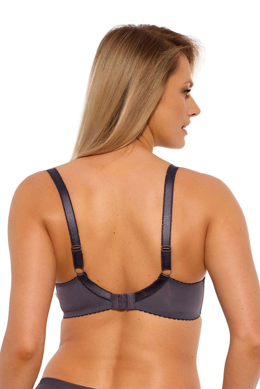 Reggiseno non imbottito in pizzo con ferretto - VENERE - Prugna - Lullaby Lingerie