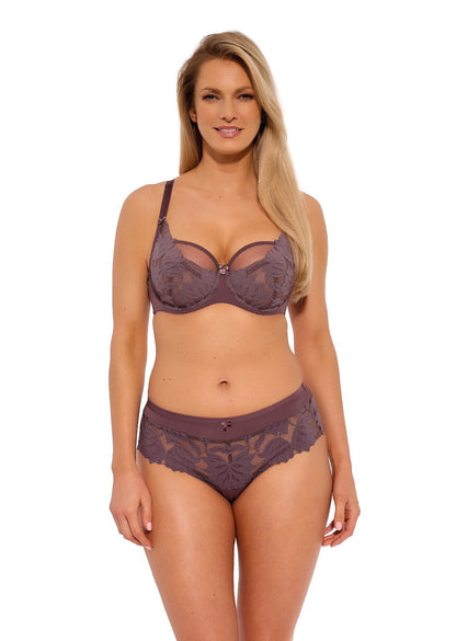Reggiseno non imbottito in pizzo con ferretto - VENERE - Viola - Lullaby Lingerie