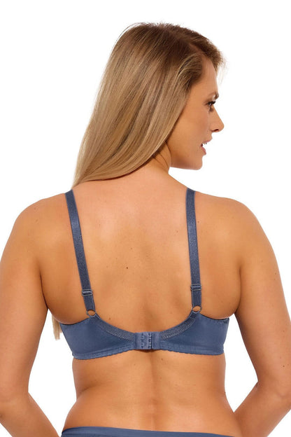 Reggiseno non imbottito in pizzo con ferretto - VENERE - Zaffiro - Lullaby Lingerie