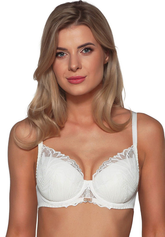 Reggiseno push-up in pizzo - YASMIN - Ecru - 2104 - Lullaby Lingerie