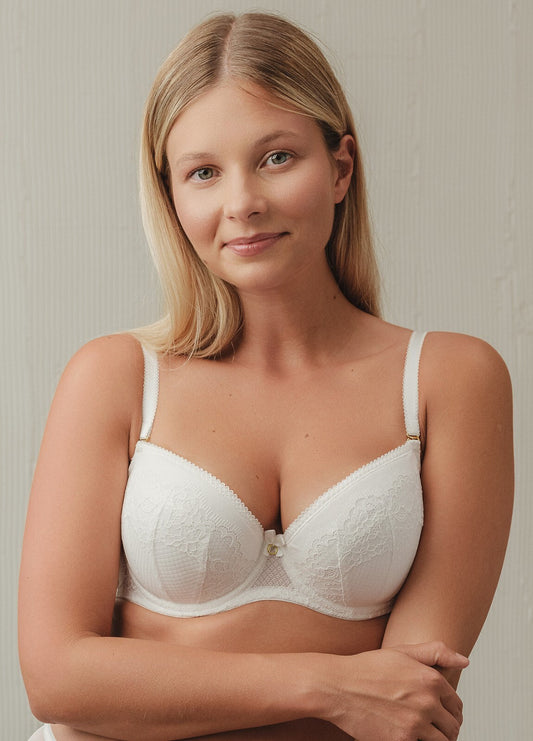 Reggiseno push up con ferretto - Dalia - Ecru - Lullaby Lingerie