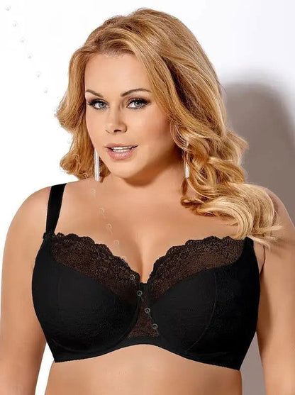 Reggiseno semi-imbottito con ferretto - K 357 Blanca - NERO - Lullaby Lingerie