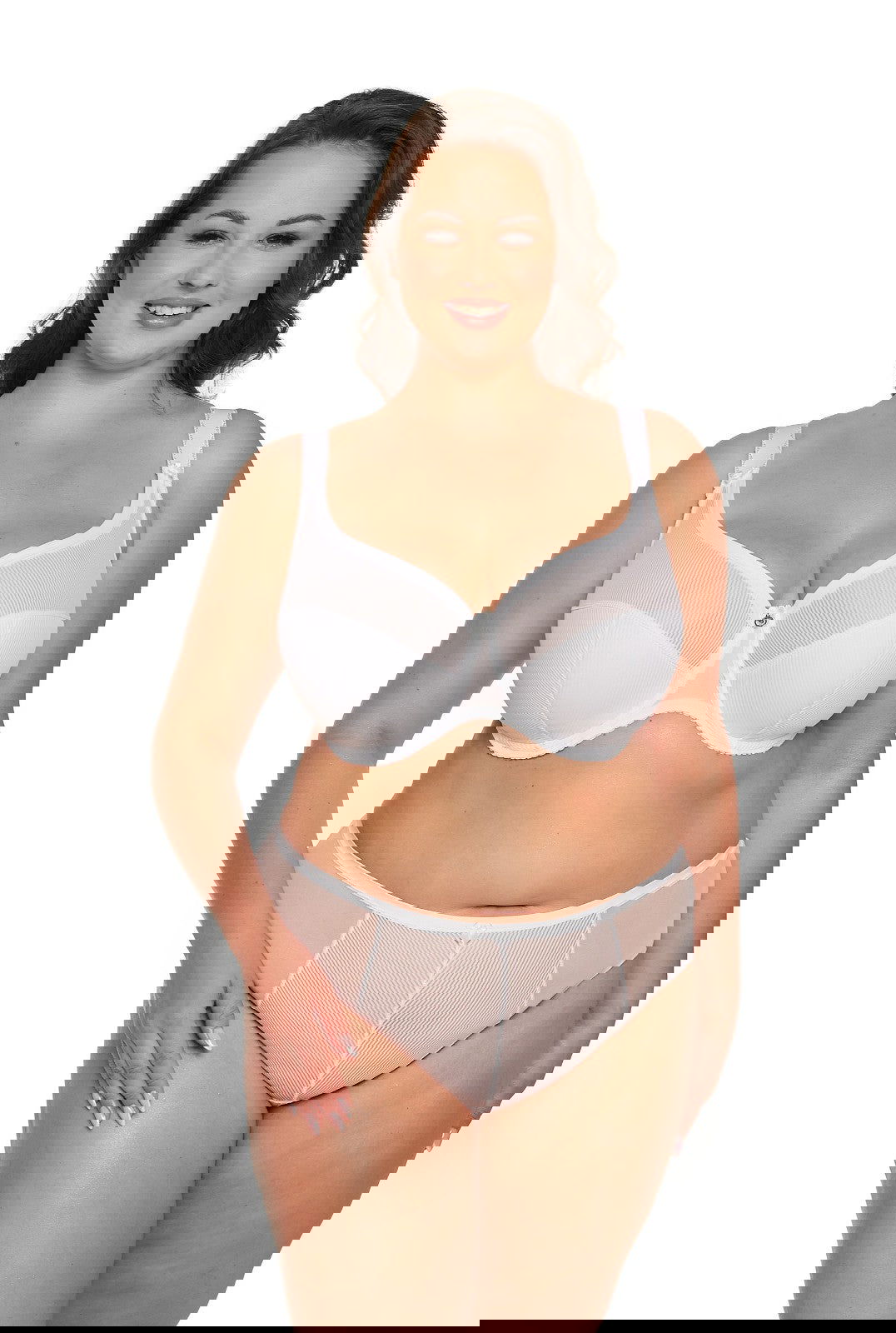 Reggiseno semi-soft con ferretto - Sonia - Bianco - Lullaby Lingerie