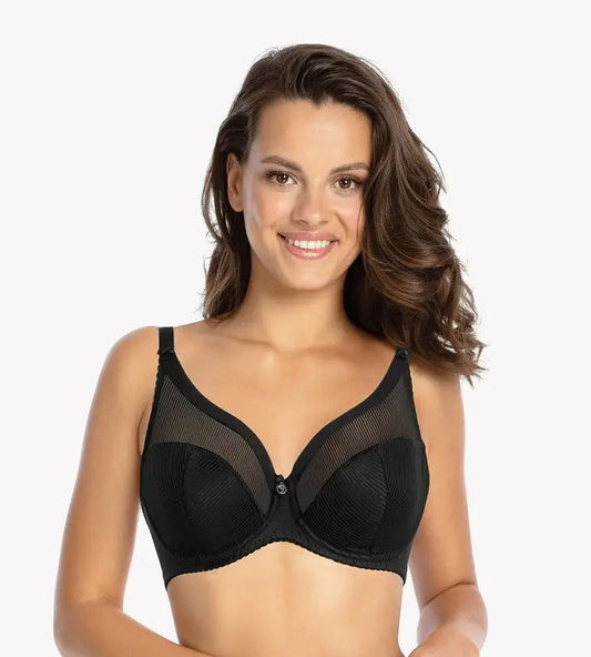 Reggiseno semi-soft con ferretto - Sonia - Nero - Lullaby Lingerie