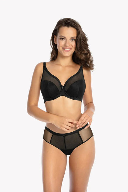Reggiseno semi-soft con ferretto - Sonia - Nero - Lullaby Lingerie