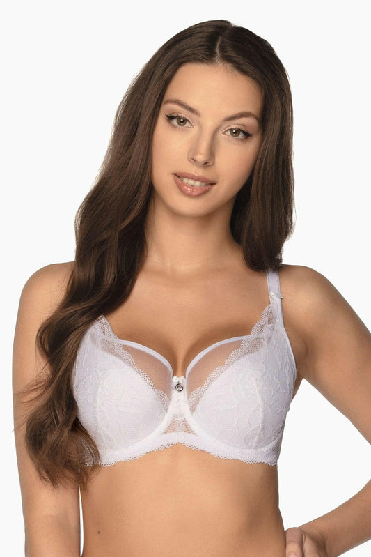Reggiseno semi-soft con ferretto - Veronika - Bianco - Lullaby Lingerie