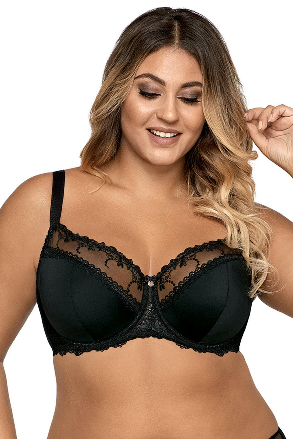 Reggiseno semi soft con ferretto - EVANGELINE - Nero - Lullaby Lingerie