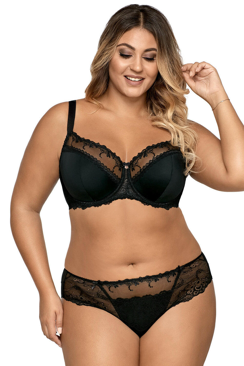 Reggiseno semi soft con ferretto - EVANGELINE - Nero - Lullaby Lingerie