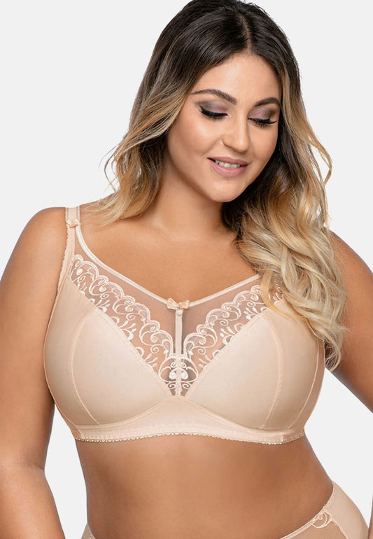 Reggiseno senza ferretto non imbottito - EURIDICE - coppe differenziate fino alla K - Lullaby Lingerie