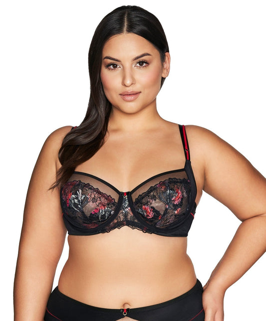 Reggiseno soft con delicato ricamo in tulle - Loretta - Lullaby Lingerie