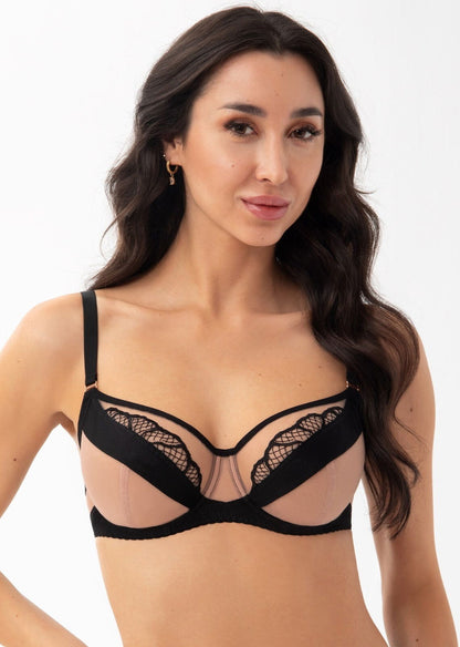 Reggiseno soft con ferretto -  Davika - plus size bra fino alla coppa M - Lullaby Lingerie