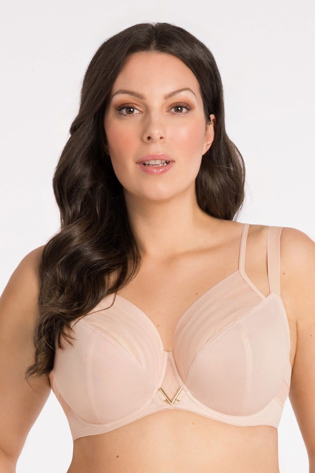 Reggiseno soft con ferretto - YOKO - BEIGE - coppe differenziate fino alla K - Lullaby Lingerie