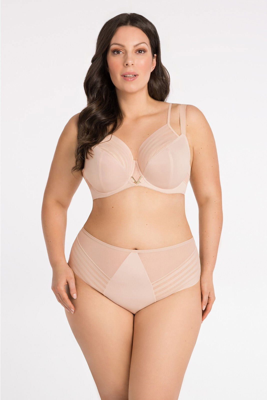 Reggiseno soft con ferretto - YOKO - BEIGE - coppe differenziate fino alla K - Lullaby Lingerie