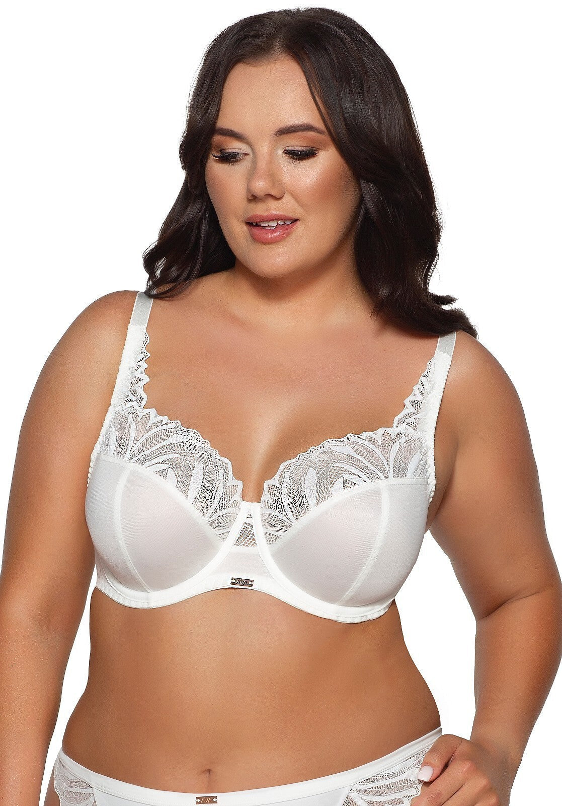 Reggiseno soft con ferretto in microfibra e pizzo - Yasmin - Ecru - 2106 - Lullaby Lingerie