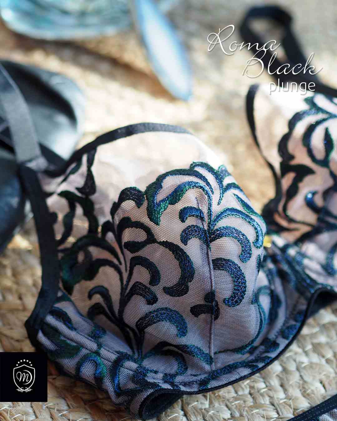 Reggiseno soft non imbottito in coppe differenziate - ROMA - Nero