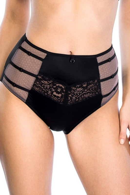 Slip a vita alta - DEZIRO NEW - Nero - Lullaby Lingerie