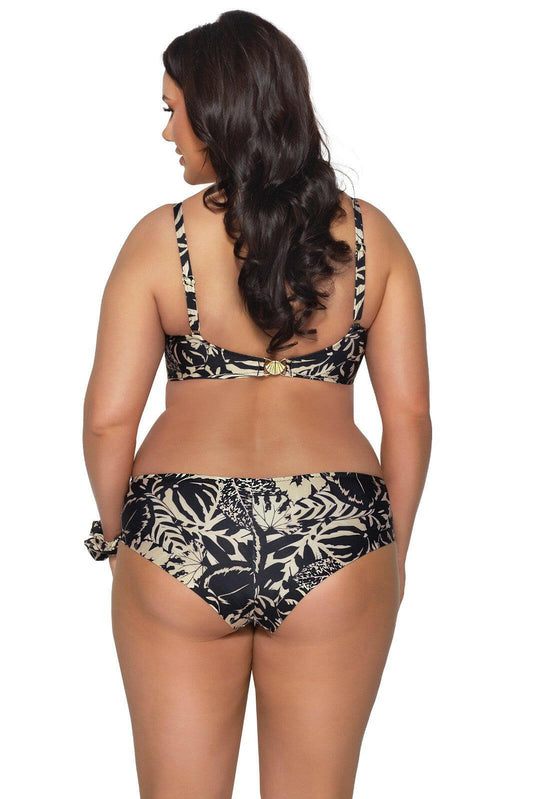 Slip bikini brasiliano - SAHARA - stampa floreale - SF 185 - Lullaby Lingerie