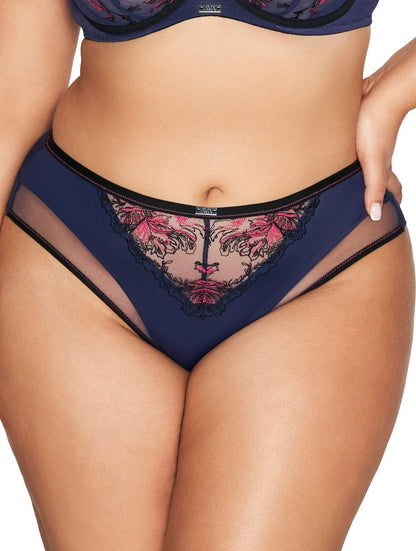 Slip brasiliano da donna - Navy Blue - Lullaby Lingerie