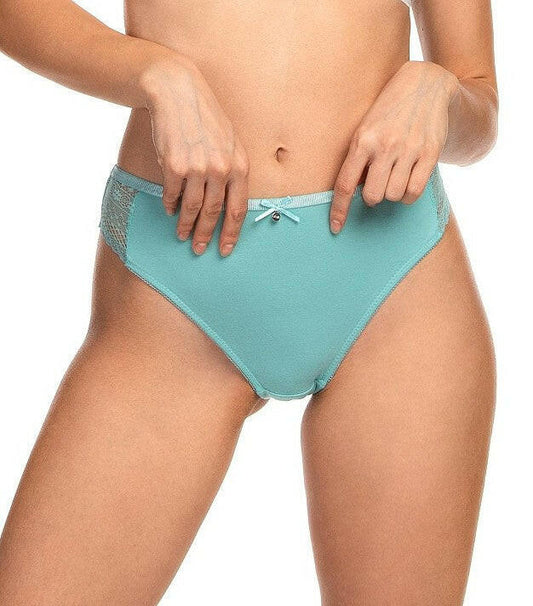 Slip da donna in cotone elasticizzato - pack da 2 pezzi - L-1474 - Lullaby Lingerie