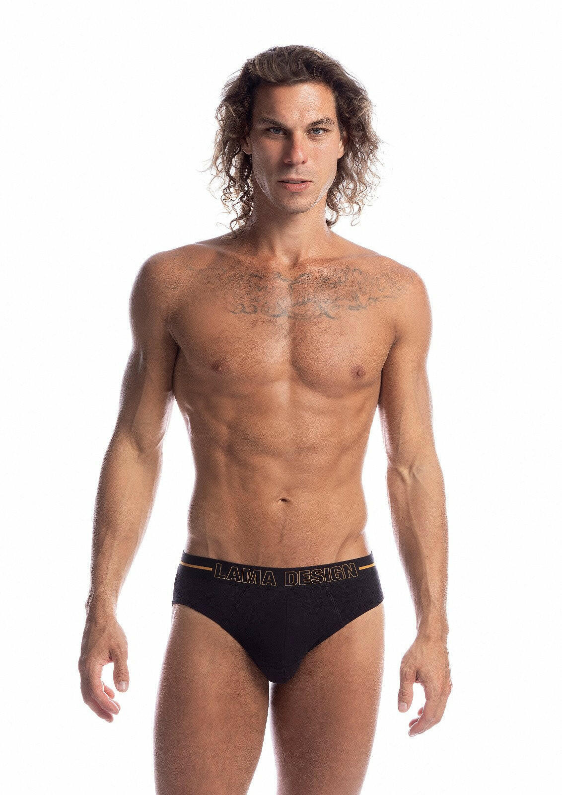 Slip da uomo con elastico a vista - M-1030 - Pack da 2 pezzi - Lullaby Lingerie