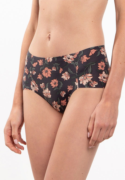Slip donna Laser Cut - FLOWER - L-POL 5027 - Nero - Lullaby Lingerie