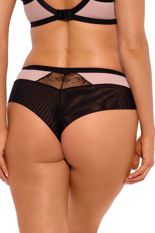 Slip donna brasiliano in microfibra e pizzo - Aina - Lullaby Lingerie