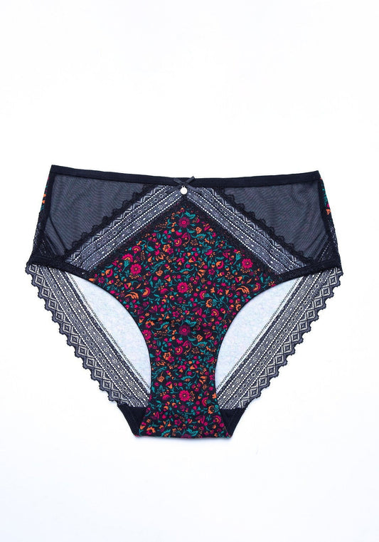 Slip donna in cotone - taglie fino alla 3XL - confezione da 2 pezzi - L-1573 MD - Lullaby Lingerie