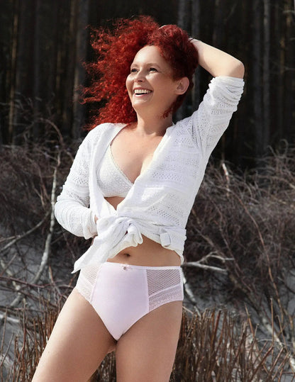 Slip donna in cotone elasticizzato -  L-1458 MD - pack da 2 pezzi -  - taglie dalla S alla 3XL - - Lullaby Lingerie