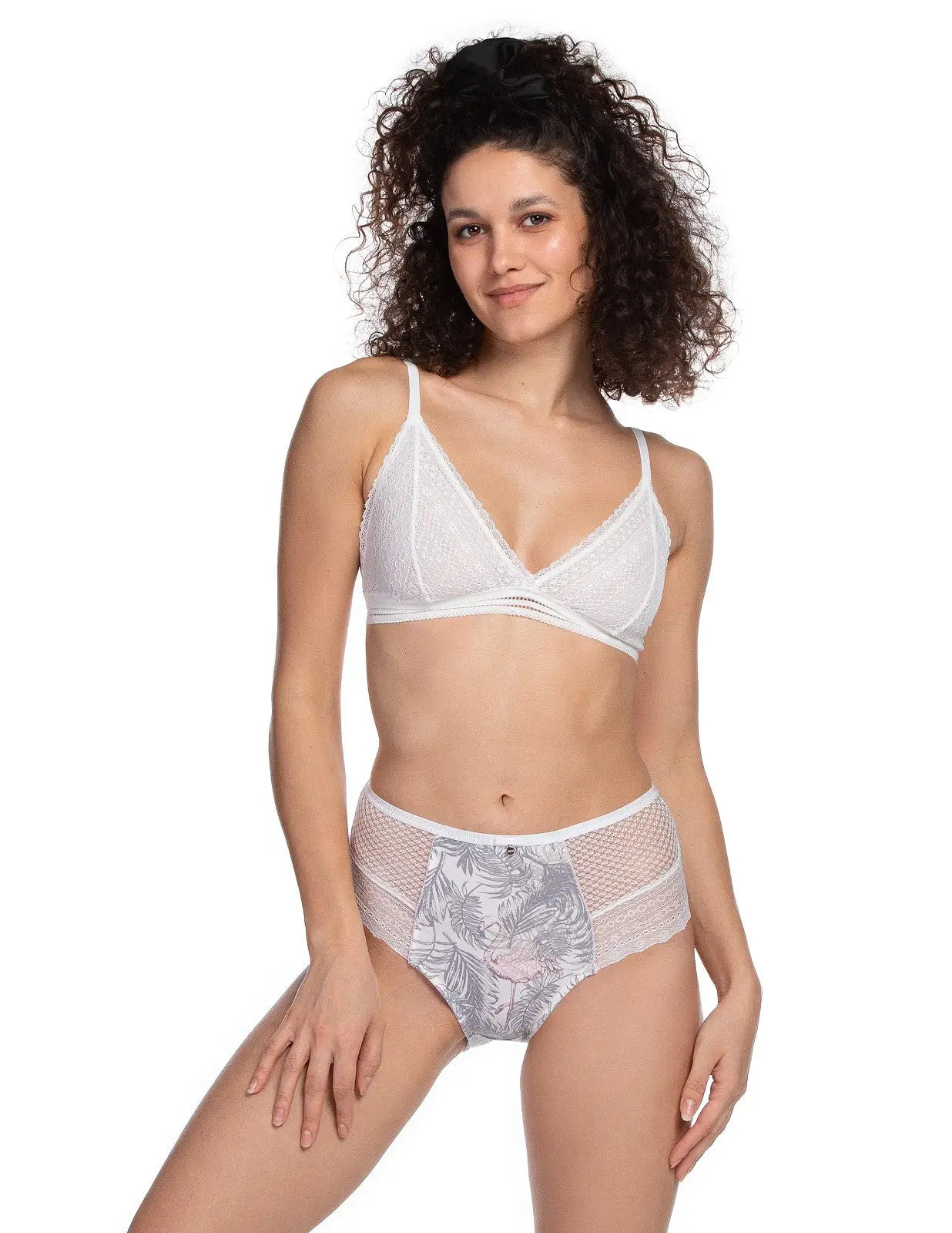 Slip donna in cotone elasticizzato -  L-1458 MD - pack da 2 pezzi -  - taglie dalla S alla 3XL - - Lullaby Lingerie
