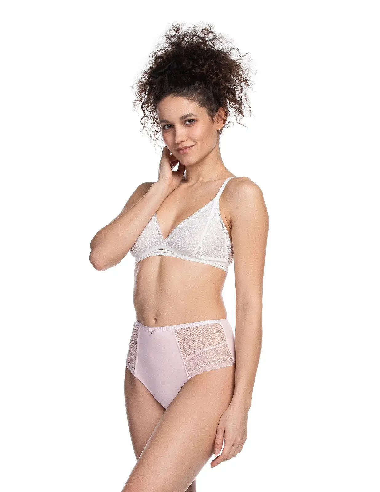 Slip donna in cotone elasticizzato -  L-1458 MD - pack da 2 pezzi -  - taglie dalla S alla 3XL - - Lullaby Lingerie