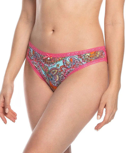 Slip donna in cotone elasticizzato -  L-1524 MB - pack da 2 pezzi -  - taglie dalla S alla XL - - Lullaby Lingerie