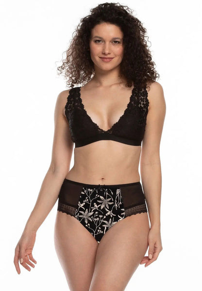 Slip donna in cotone elasticizzato -  L-1539 MD - pack da 2 pezzi -  S-4XL - Lullaby Lingerie