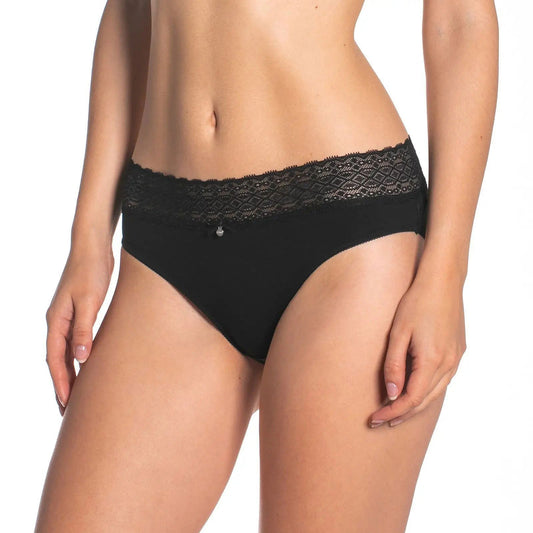 Slip donna in cotone elasticizzato - pack da 2 pezzi - Lullaby Lingerie
