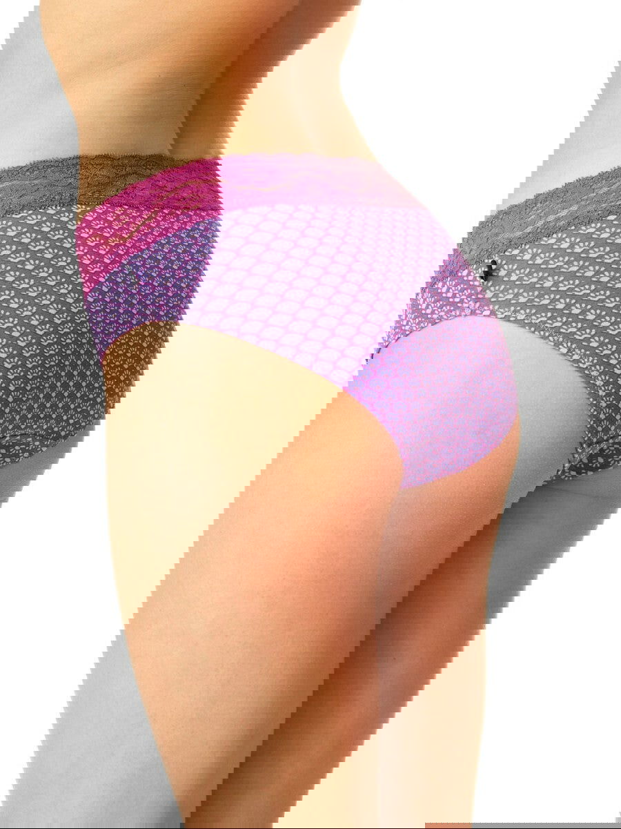 Slip donna in cotone elasticizzato di alta qualità -  LPC 529 - Confezione da 2 Pezzi - Lullaby Lingerie