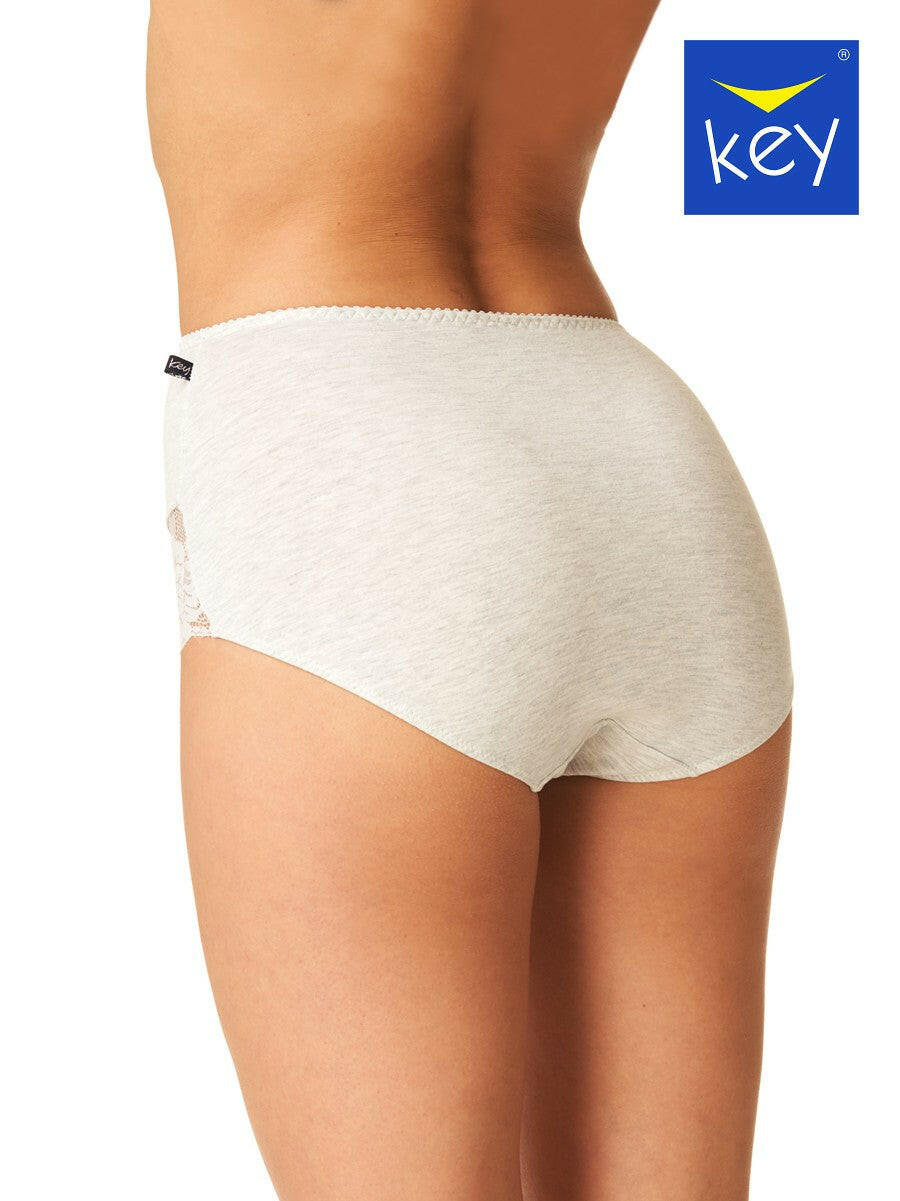 Slip donna in cotone elasticizzo a vita alta - confezione da 2 pezzi - LPF 170 - Lullaby Lingerie
