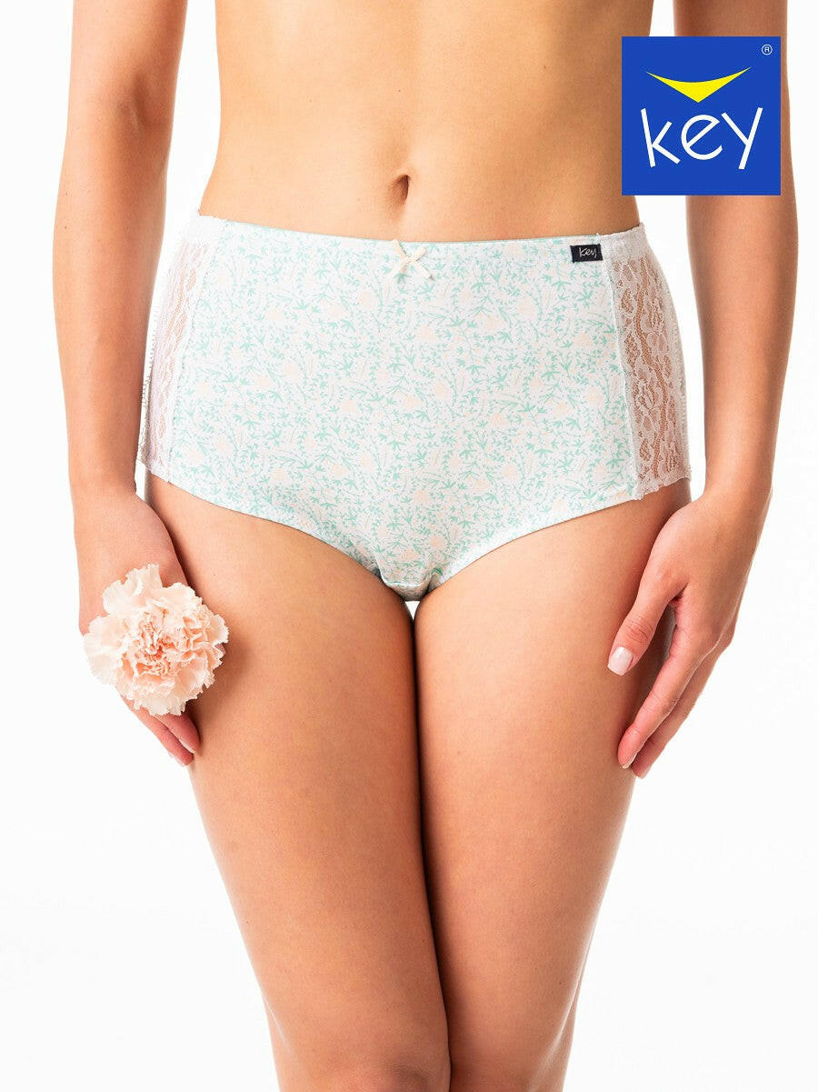 Slip donna in cotone elasticizzo a vita alta - confezione da 2 pezzi - LPF 616 - Lullaby Lingerie