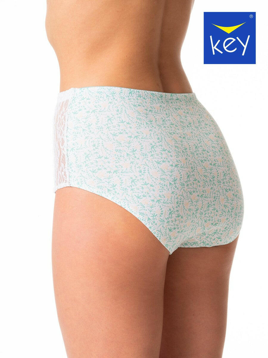 Slip donna in cotone elasticizzo a vita alta - confezione da 2 pezzi - LPF 616 - Lullaby Lingerie