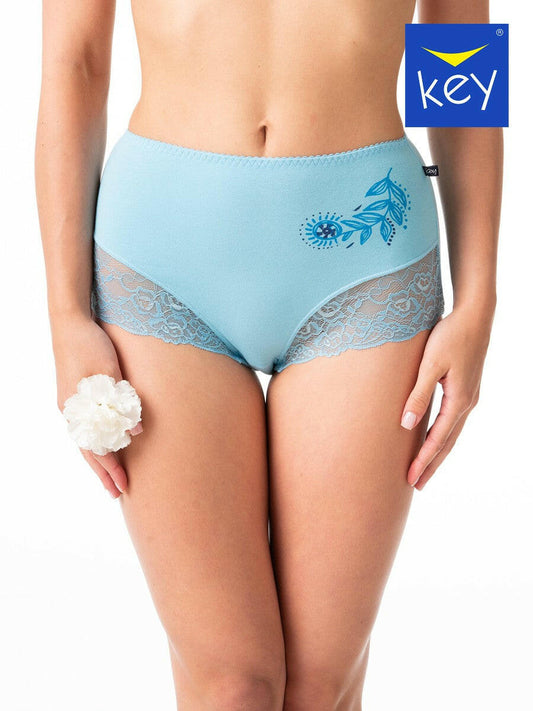 Slip donna in cotone elasticizzo a vita alta - confezione da 2 pezzi - LPF 783 - Lullaby Lingerie