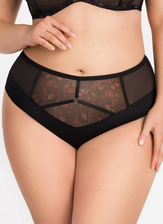 Slip donna in microfibra e tulle - Beverly - Lullaby Lingerie