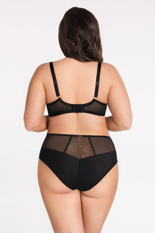 Slip donna in microfibra e tulle - Beverly - Lullaby Lingerie